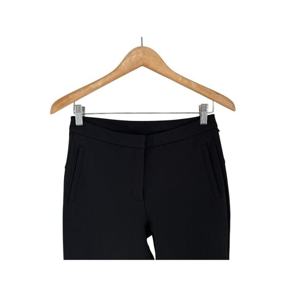 Lululemon Black Mid-Rise Slim Fit Ankle Pants With Side Pockets For Women - Picture 3 of 8